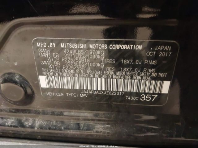 2018 MITSUBISHI OUTLANDER SPORT JA4AR3AUXJZ022317 Photo 8