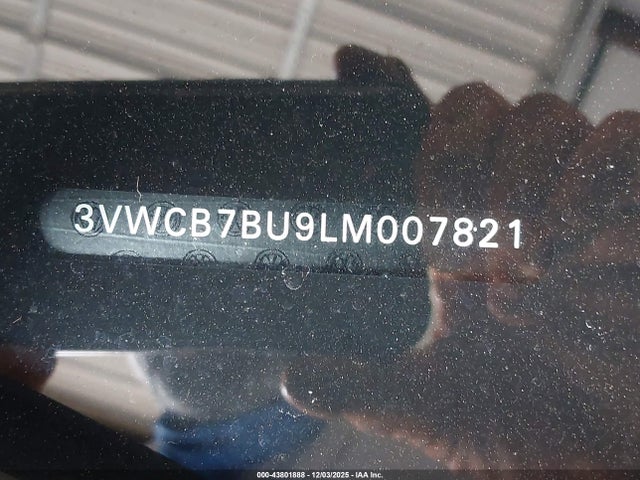 3VWCB7BU9LM007821 Volkswagen Jetta 1.4t R-line/1.4t S/1.4t Se