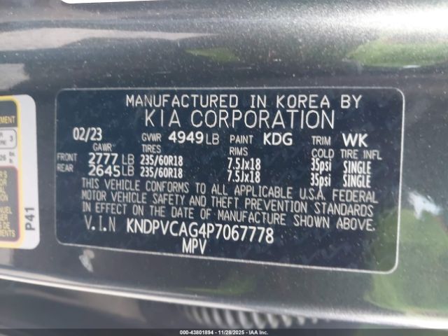 2023 KIA SPORTAGE HYBRID KNDPVCAG4P7067778 Photo 8