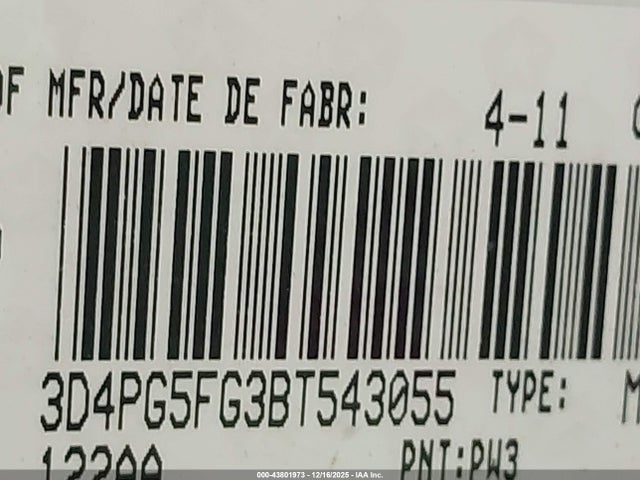 2011 DODGE JOURNEY 3D4PG5FG3BT543055 Photo 8