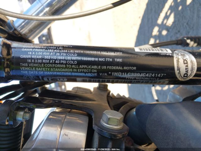 2018 HARLEY-DAVIDSON XL1200 1HD1LC339JC424147 Photo 9