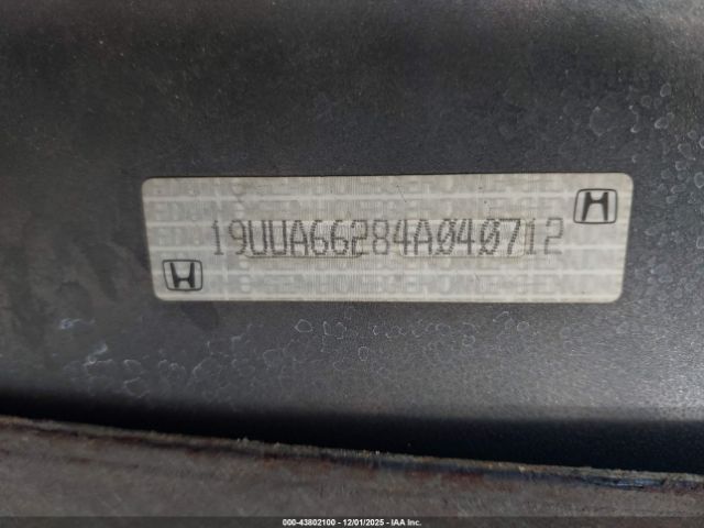 2004 ACURA TL 19UUA66284A040712 Photo 8
