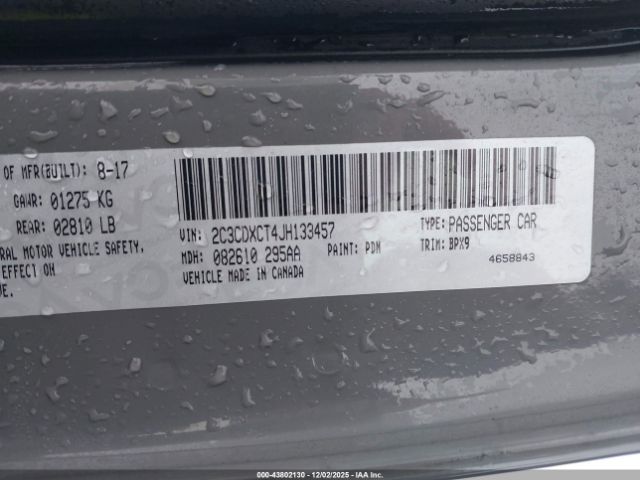 2018 DODGE CHARGER 2C3CDXCT4JH133457 Photo 8