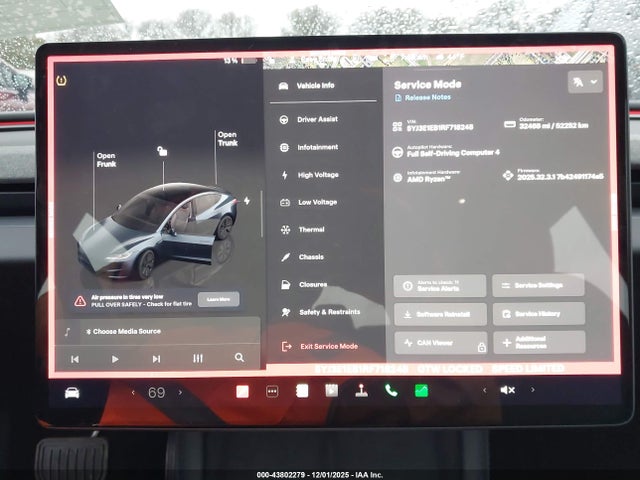 5YJ3E1EB1RF718248 Tesla Model 3 Long Range Dual Motor All-wheel Drive