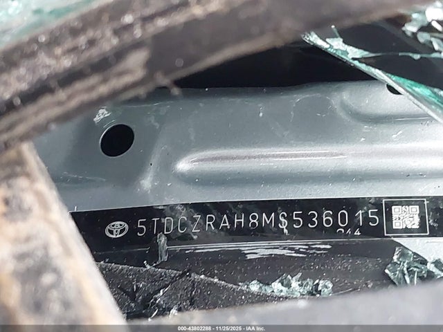 Toyota Highlander L 2021 5TDCZRAH8MS536015 Image 9