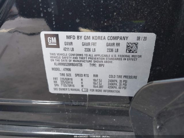 2021 BUICK ENCORE GX KL4MMBS28MB049726 Photo 8