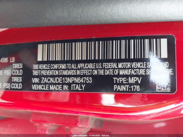 2022 JEEP RENEGADE ZACNJDE13NPN64753 Photo 8