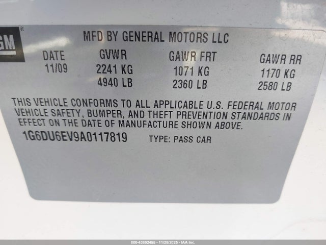 2010 CADILLAC STS 1G6DU6EV9A0117819 Photo 8