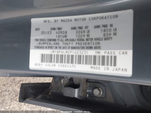 2023 MAZDA MAZDA3 JM1BPALM2P1623231 Photo 8