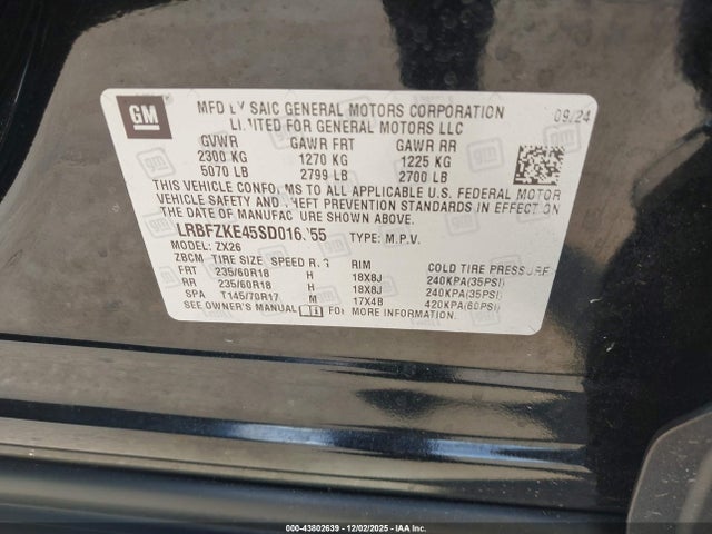 Продаж на аукціоні авто 2025 Buick Envision Preferred Awd, vin: LRBFZKE45SD016955, номер лоту: 43802639