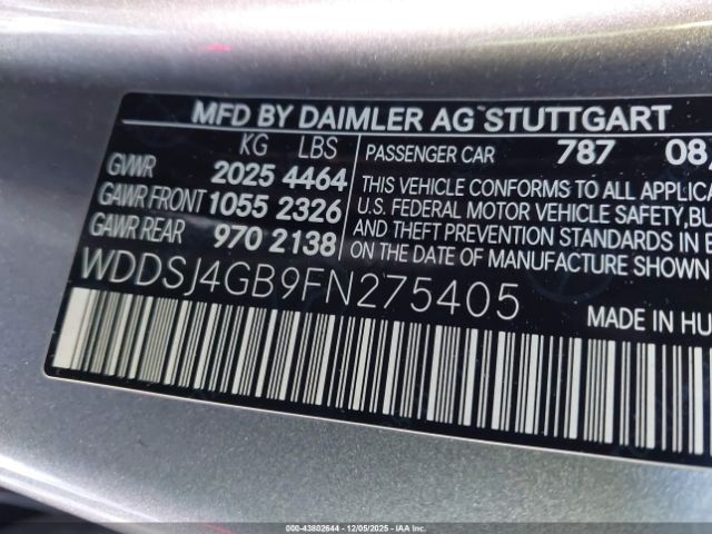 2015 MERCEDES-BENZ CLA 250 WDDSJ4GB9FN275405 Photo 8