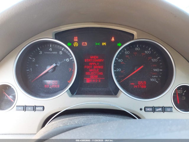 Продаж на аукціоні авто 2005 Audi A4 3.0, vin: WAUDT48H95K007600, номер лоту: 43802680