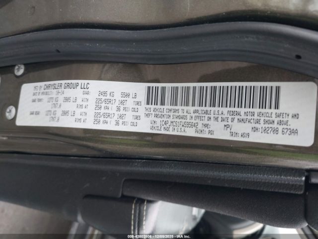 2015 JEEP CHEROKEE 1C4PJMCS1FW595642 Photo 8