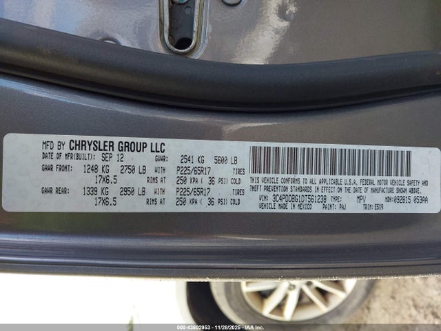 2013 DODGE JOURNEY 3C4PDDBG1DT561238 Photo 8