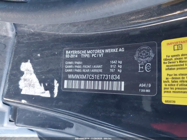 2014 MINI HARDTOP WMWXM7C51ET731834 Photo 8