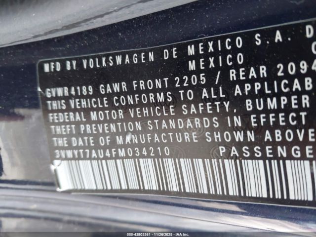 2015 VOLKSWAGEN GOLF GTI 3VWYT7AU4FM034210 Photo 8