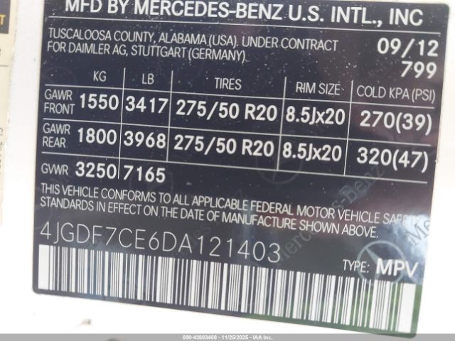 2013 MERCEDES-BENZ GL 450 4JGDF7CE6DA121403 Photo 8