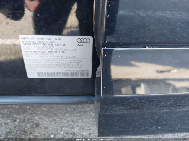 2016 AUDI Q3 WA1EFCFS2GR013542 Photo 8