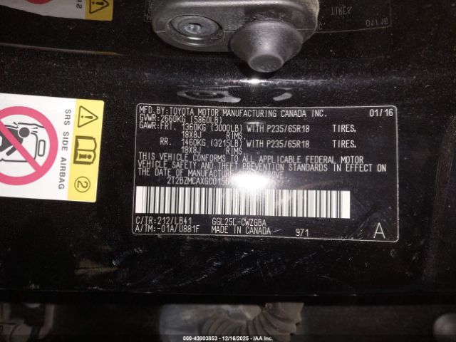 2016 LEXUS RX 350 2T2BZMCAXGC015644 Photo 8