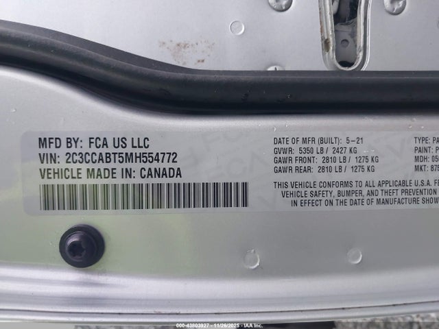 2021 CHRYSLER 300 2C3CCABT5MH554772 Photo 8