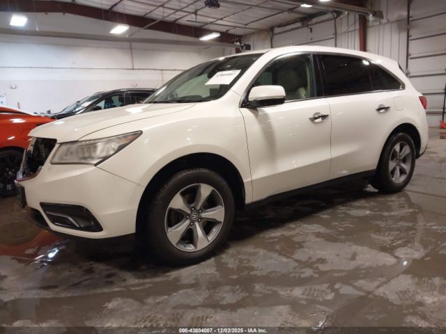 2014 ACURA MDX 5FRYD4H27EB017373 Photo 1