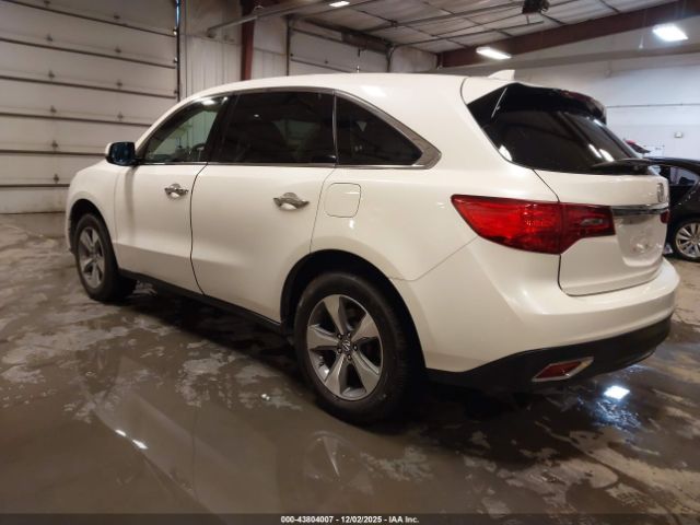 2014 ACURA MDX 5FRYD4H27EB017373 Photo 2