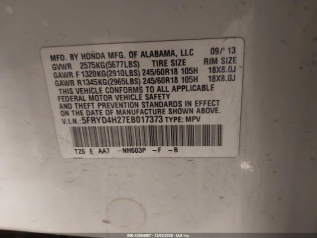 2014 ACURA MDX 5FRYD4H27EB017373 Photo 8