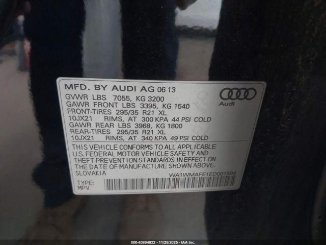 2014 AUDI Q7 WA1WMAFE1ED001594 Photo 8
