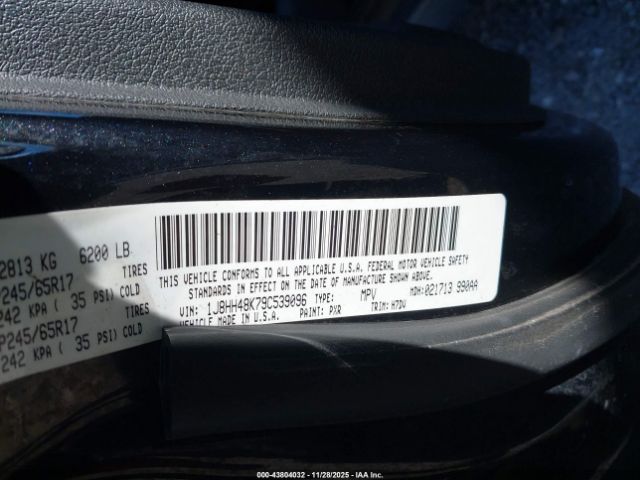 2009 JEEP COMMANDER 1J8HH48K79C539096 Photo 8