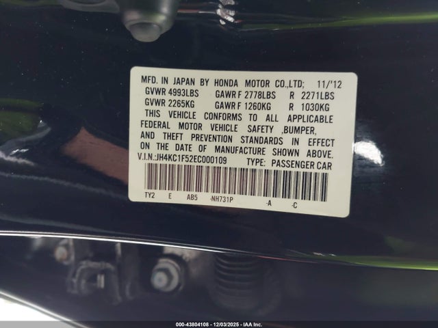 2014 ACURA RLX JH4KC1F52EC000109 Photo 8