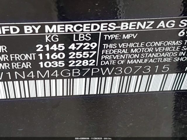2023 MERCEDES-BENZ GLB 250 W1N4M4GB7PW307315 Photo 8