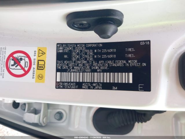 2018 LEXUS NX 300 JTJBARBZ3J2174881 Photo 8