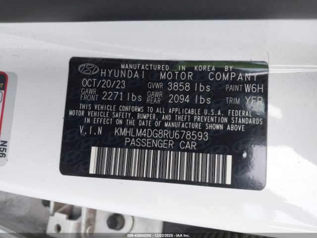 2024 HYUNDAI ELANTRA KMHLM4DG8RU678593 Photo 8