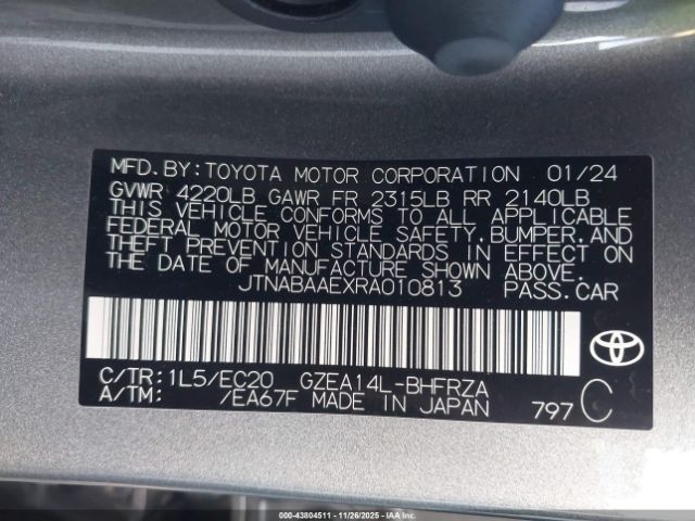 2024 TOYOTA GR COROLLA JTNABAAEXRA010813 Photo 8