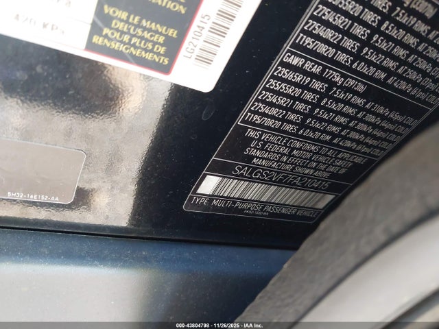 2015 LAND ROVER RANGE ROVER SALGS2VF7FA210415 Photo 8