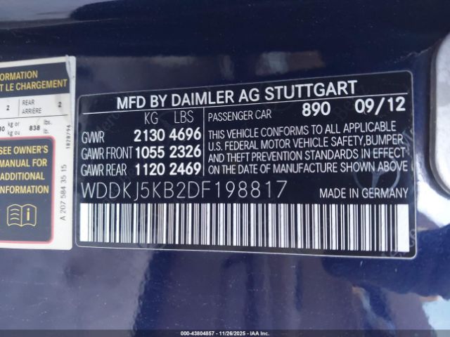 2013 MERCEDES-BENZ E 350 WDDKJ5KB2DF198817 Photo 8