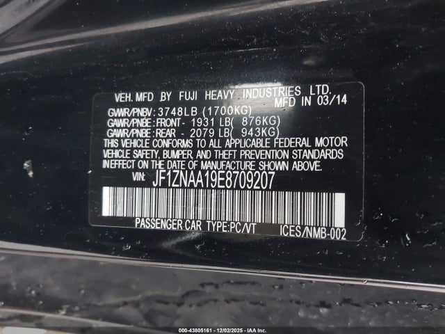 Scion Fr-s Monogram 2014 JF1ZNAA19E8709207 Image 9