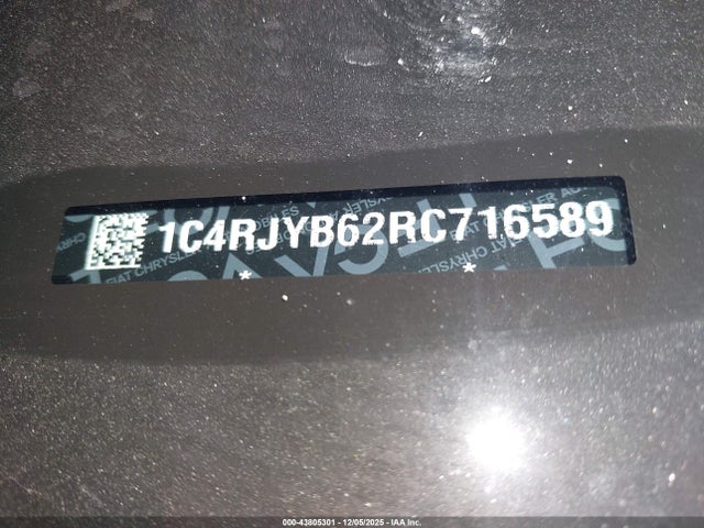 Продаж на аукціоні авто 2024 Jeep Grand Cherokee 4xe, vin: 1C4RJYB62RC716589, номер лоту: 43805301