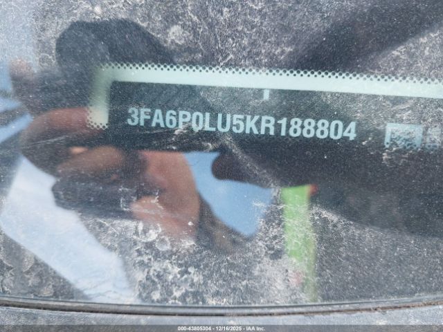 2019 FORD FUSION HYBRID 3FA6P0LU5KR188804 Photo 8