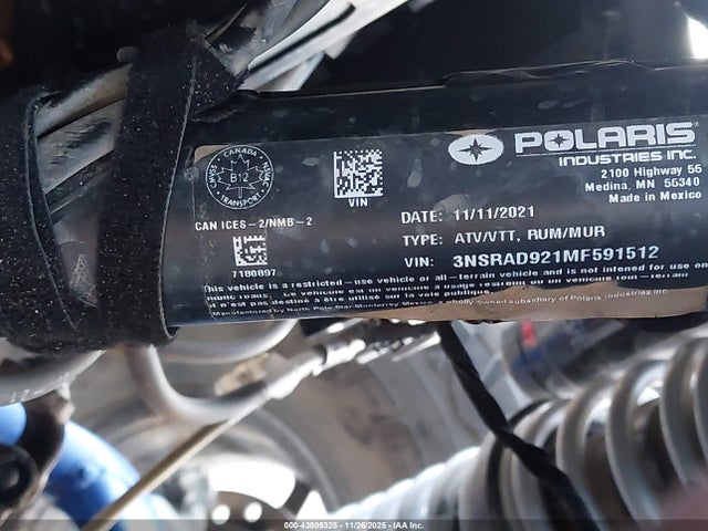 Polaris Rzr Pro Xp Ultimate 2021 3NSRAD921MF591512 Image 10