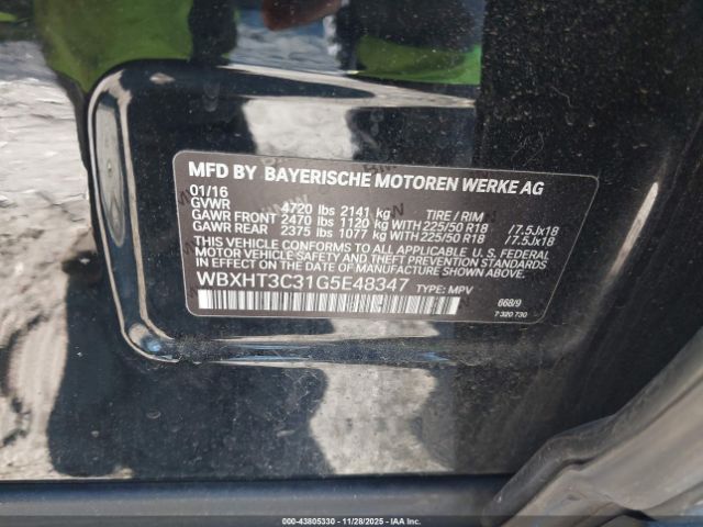 2016 BMW X1 WBXHT3C31G5E48347 Photo 8