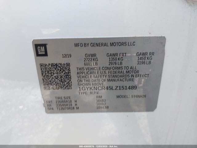 2020 CADILLAC XT5 1GYKNCR45LZ151489 Photo 8