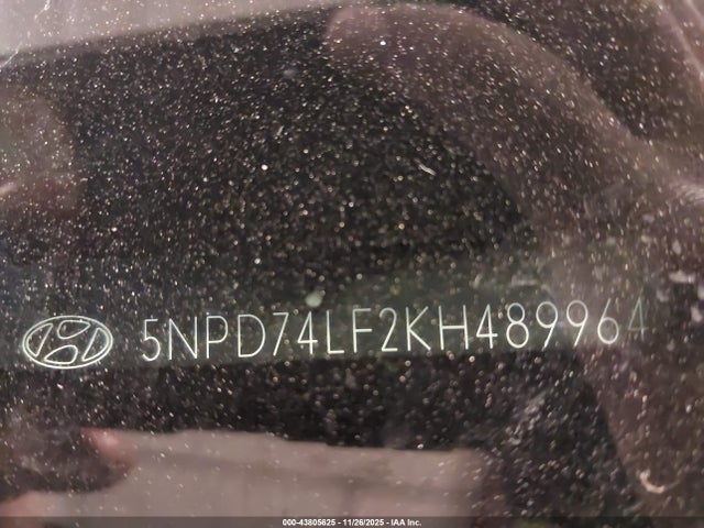 2019 HYUNDAI ELANTRA 5NPD74LF2KH489964 Photo 8