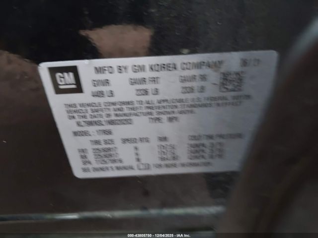 2022 CHEVROLET TRAILBLAZER KL79MNSL1NB020203 Photo 8