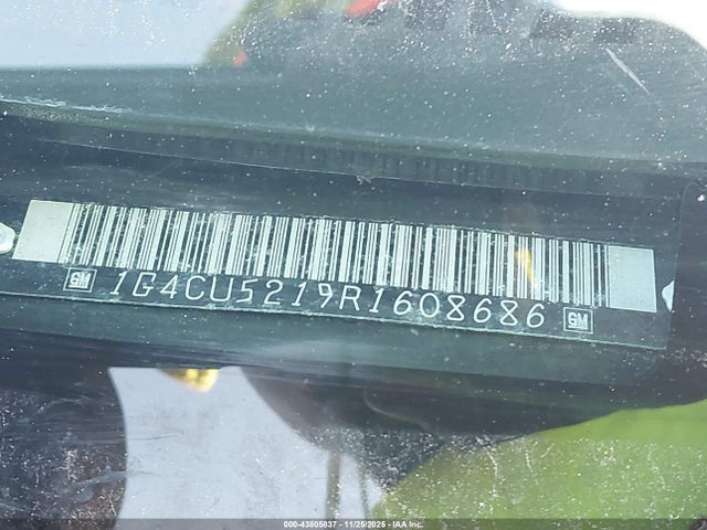 43805837 :رقم المزاد ، 1G4CU5219R1608686 vin ، 1994 Buick Park Avenue Ultra مزاد بيع