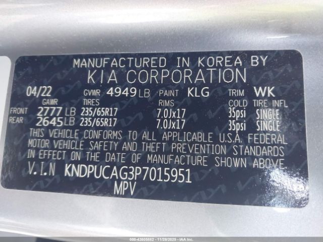 2023 KIA SPORTAGE HYBRID KNDPUCAG3P7015951 Photo 8