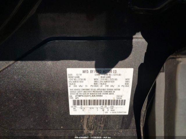 2020 FORD EDGE 2FMPK3G91LBA39984 Photo 8