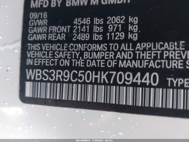 2017 BMW M4 WBS3R9C50HK709440 Photo 8