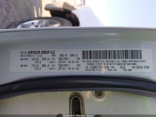 2014 RAM 1500 1C6RR6FT2ES203766 Photo 8