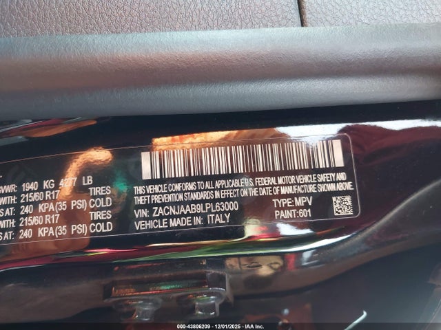 Aukcja sprzedaży 2020 Jeep Renegade Sport Fwd, vin: ZACNJAAB9LPL63000, numer aukcji: 43806209
